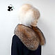 Order Fur collar Fox fur 'Crystal' No. №1. Mishan (mishan). Livemaster. . Collars Фото №3