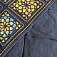 Плед Витраж малый квадрат 5х5. Пледы. I-just-knit. Интернет-магазин Ярмарка Мастеров.  Фото №2