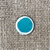 Материалы для творчества handmade. Livemaster - original item Paint overglaze Dulevo №904 turquoise. Handmade.