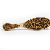 Сувениры и подарки handmade. Livemaster - original item Comb massage the Firebird. Hair comb from the tree. Handmade.