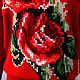 Джемпер вязаный женский Розы с ручной вышивкой. Джемперы. Лилия. Ярмарка Мастеров.  Фото №4