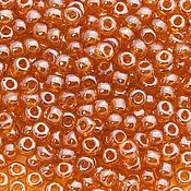 Материалы для творчества handmade. Livemaster - original item 10 grams of 10/0 Czech seed beads, Preciosa 86060 SV orange transparent mask factory default setting. Handmade.
