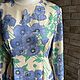  Платье « Blue flowers». Платья. Анна Смирнова (embroiderylinen). Интернет-магазин Ярмарка Мастеров.  Фото №2