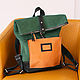 Urban backpack made of Green leather. Backpacks. Mart Bags (martbags). Online shopping on My Livemaster.  Фото №2