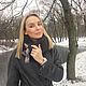 Пальто из кашемира  «Нева». Пальто. Татьяна Гогошидзе (tf_fur_workshop). Ярмарка Мастеров.  Фото №6