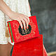 Clutch-book, 'the masque of the red death', Clutches, Permian,  Фото №1