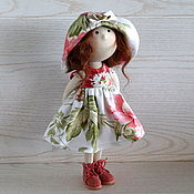 Интерьерная текстильная кукла Клоунесса
