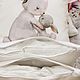 Заказать Комплект в кроватку Зайки. Dreams little Unicorn. Ярмарка Мастеров. . Детское постельное белье Фото №3