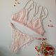 Комплект белья ручной работы  Vanilla Breeze. Комплекты белья. BitterSweet. Lingerie.. Интернет-магазин Ярмарка Мастеров.  Фото №2