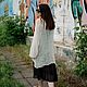Туника сетка «молоко». Кофты-сетки. Вязаный мир Елена Шахторина. Интернет-магазин Ярмарка Мастеров.  Фото №2
