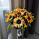 Bouquet-night light 'Sunflowers'. Nightlights. Elena Krasilnikova. Online shopping on My Livemaster.  Фото №2