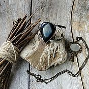 Фен-шуй и эзотерика handmade. Livemaster - original item Amulet Bracelet Mirror Protection Obsidian. Handmade.