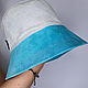 Blue Suede Panama Hat. Panama. Lollypie - Modiste Cat. My Livemaster. Фото №4