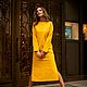 Jersey dress ' Sunny mustard'. Dresses. Alexandra Maiskaya. My Livemaster. Фото №5