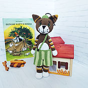 Куклы и игрушки handmade. Livemaster - original item Findus literary hero toy knitted cat gift to a child. Handmade.