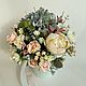 Заказать Интерьерный букет из искусственных цветов. Flora&Decora. Ярмарка Мастеров. . Элементы интерьера Фото №3