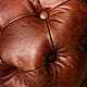 Заказать Пуф Chesterfield, Buttoned Leather. Old Loft. Ярмарка Мастеров. . Пуфы и пуфики Фото №3