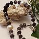 Order Necklace - Beads Baroque Pearls and Black faceted Crystal and Swarovski. Rimliana - the breath of the nature. Livemaster. . Necklace Фото №3