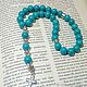 Gift beads made of natural turquoise, Rosary, Moscow,  Фото №1