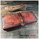 Wallet 'BORDEAUX' genuine leather. Purse. Art masterskaya. Online shopping on My Livemaster.  Фото №2