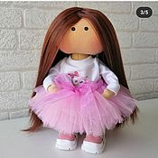 Куклы и игрушки handmade. Livemaster - original item doll interior. Doll games. doll textile. Doll with clothes. Handmade.