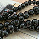 Agate black 10 mm smooth ball (521-10), Beads1, Voronezh,  Фото №1