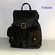 Backpack, handbag, cosmetic bag leather. Backpacks. Sergei. Online shopping on My Livemaster.  Фото №2