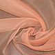 Органза шелковая цвет пыльно-розовый. Ткани. Натуральные ткани ОЛМАтекс. Интернет-магазин Ярмарка Мастеров.  Фото №2
