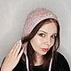 Cap with sequins female adult cap-cap. Hood. Scarfland. My Livemaster. Фото №5