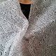 Заказать Паутинка.  Пуховая паутинка из серого козьего пуха. Ажурныйплаток. 07. Пуховый ,,Рай' от Зинфиры (Orenbur). Ярмарка Мастеров. . Шарфы Фото №3