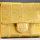 Кошелек из натуральной кожи крокодила IMA0079UY4. Кошельки. CrocShop товары из экзотической кожи. Ярмарка Мастеров.  Фото №5