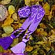 Girdle Femininity lilac-purple. Belts and ribbons. ЛЕЙЛИКА - пояса и очелья для всей семьи. My Livemaster. Фото №6