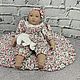 Винтаж: Виниловая кукла со слоником от Heidi Ott. Куклы винтажные. Старая сказка. Интернет-магазин Ярмарка Мастеров.  Фото №2
