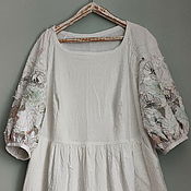 Одежда handmade. Livemaster - original item The floor-length linen dress 