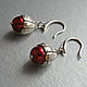 Earrings ' Cherry '. Earrings. ID-IRIS DEFI. Online shopping on My Livemaster.  Фото №2