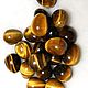 Tiger's Eye (egg 22 /16 mm) Griguatown(Griqualand, Transvaal) South Africa. Cabochons. Stones of the World. My Livemaster. Фото №5