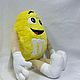 M&M’s Yellow Эмэмдемс Желтый -мягкая игрушка m&m. Мягкие игрушки. Галина Додонова. Ярмарка Мастеров.  Фото №5