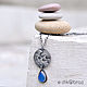 Silver Sea pendant, blue chalcedony. Pendant. dikoobraz. My Livemaster. Фото №5