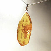 Украшения handmade. Livemaster - original item Large pendant made of natural Baltic amber (439). Handmade.