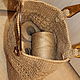 Order Shopping bag made of jute 'Once upon a time-2''. Ekostil. Livemaster. . Shopper Фото №3