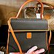Винтаж: Милейшая сумка Bally of Switzerland из ПВХ и кожи с тиснением. Сумки винтажные. Chic bags. Интернет-магазин Ярмарка Мастеров.  Фото №2