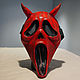 Маска Крика Ghost Face с рогами Дьявольская Killer Devil with Horns, Маски персонажей, Москва,  Фото №1