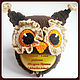 Hat 'Owl'. crochet. Caps. SHKIV (shkurko-irina). Online shopping on My Livemaster.  Фото №2
