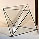 The Floriana Octahedron large. Geometric vase for Floriana. Pots1. Glass Flowers. My Livemaster. Фото №4