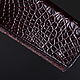 Ключница из кожи крокодила IMA0259VK5. Ключницы. CrocShop товары из экзотической кожи. Ярмарка Мастеров.  Фото №8