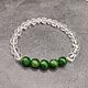 Bracelet made of natural stone rhinestone, Yakut emerald. Bead bracelet. naturalkavni. My Livemaster. Фото №6