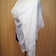 Stole from the finest pashmina with French lace. Wraps. AVS -dressshop. My Livemaster. Фото №4