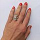 Stylish four-in-one ring. 925 sterling silver. Large ring, Rings, Turin,  Фото №1