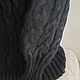 Заказать Черный свитер. Knitted by Elena. Ярмарка Мастеров. . Свитеры Фото №3