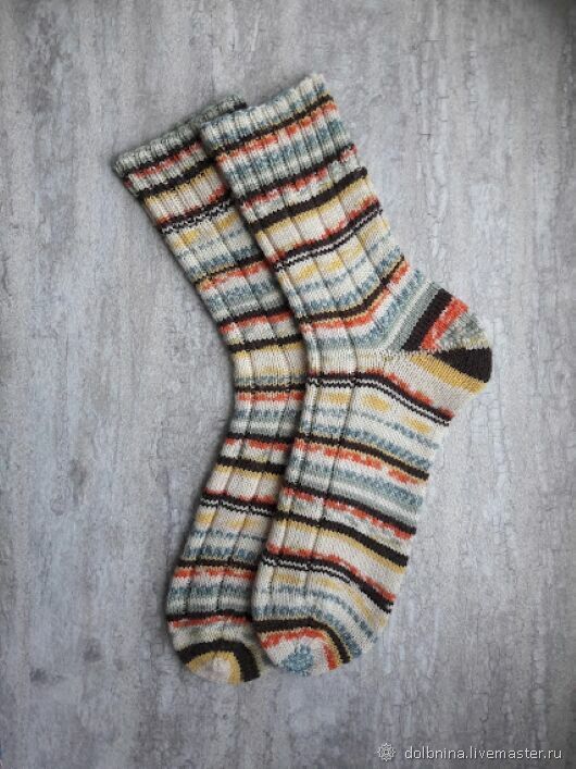Мужские носки спицами, больше 20 моделей с описанием и схемами, Вязание для мужчин спицами